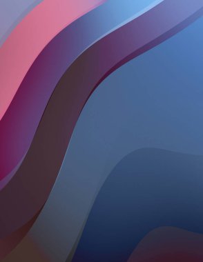 Soyut arkaplan. Renkli dalgalı tasarım duvar kağıdı. yaratıcı grafik 2D çizim. Dinamik şekilli modaya uygun sıvı örtüsü.