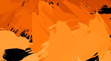 Sanatsal soyut arkaplan. Doku boyalı duvar kağıdı. Boya darbeleriyle yaratıcı bir illüstrasyon. Fırça desenli resim.