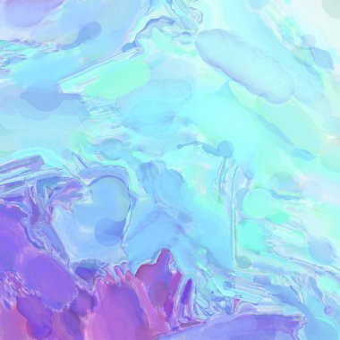 El yapımı sürreal soyut desenli suluboya. Modern sanatsal resim. 2D çizim. Arkaplan boyası karışımı. Yaratıcı duvar sanatı. Çağdaş sanat.