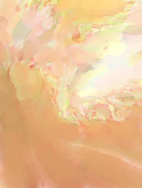 Watercolor Abstract Painting Pastel Colors Soft Color Painted Illustration Calming — Stock Photo, Image