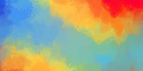 Fundo Criativo Composição Pintada Com Pinceladas Vibrantes Texturizado Pintura Colorida — Fotografia de Stock