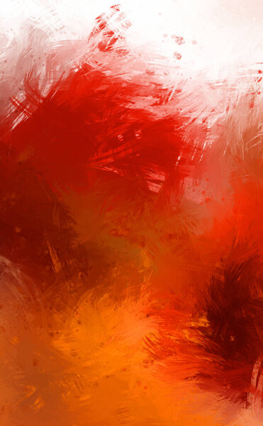 Creative abstract painting. Background with artistic brush strokes. Colorful and vibrant illustration. Painted art