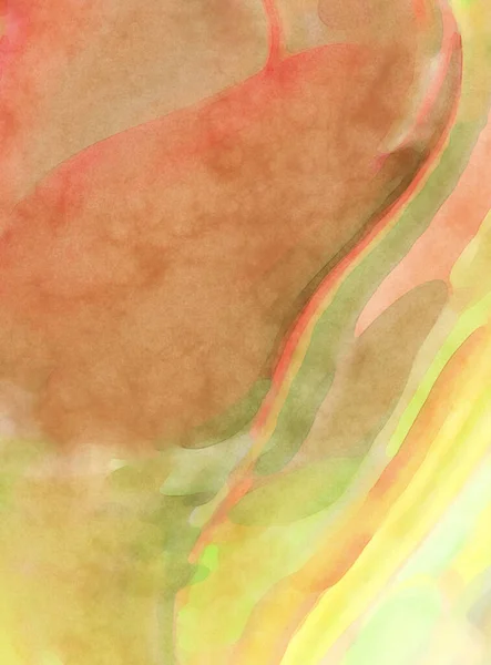Aquarell Abstrakte Malerei Mit Pastellfarben Weiche Farbige Illustration Beruhigender Kompositionen Stockfoto