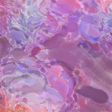 El yapımı sürreal soyut desenli suluboya. Modern sanatsal resim. 2D çizim. Arkaplan boyası karışımı. Yaratıcı duvar sanatı. Çağdaş sanat.