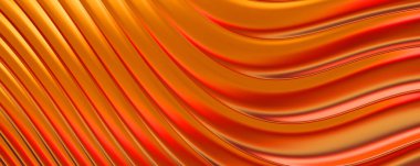 Soyut arkaplan. Renkli dalgalı yansıtıcı duvar kağıdı. Duvar kağıdı, afiş, arkaplan, kart, kitap kapağı veya web sitesi için grafiksel resimleme.