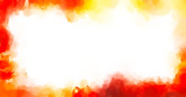 Yüzeyde suluboya vuruşlar. Sanatsal arkaplan resmi. Tablo üzerinde soyut resim. Fırça darbeleri. Çağdaş sanat. El işçiliğinin renkli dokusu. Modern resim.