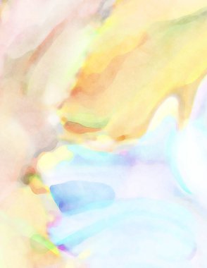 El yapımı sürreal soyut desenli suluboya. Modern sanatsal resim. 2D çizim. Arkaplan boyası karışımı. Yaratıcı duvar sanatı. Çağdaş sanat