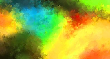 Modern sanat. Taranmış Boyalı Soyut Arkaplan. Fırça darbesi ile boyanmış. Boya darbeleri. 2B Görüntü.