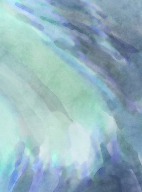 Pastel renklerde suluboya resim. Poster, duvar sanatı, afiş, kart, kitap kapağı ya da ambalaj için rahatlatıcı kompozisyonun yumuşak renkli çizimi. Modern fırça darbeleri resim.