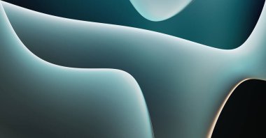 Soyut arkaplan. Değişken renk değişim dalgaları, dinamik hareketlerle. Işık dalgalarının neon renkli soyut tasarımı. Duvar kağıdı, afiş, arkaplan, kart, kitap illüstrasyonu, web sitesi.