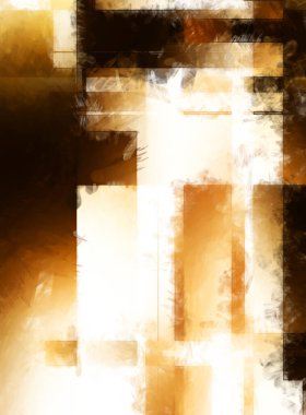 Modern sanat. Renkli çağdaş sanat eserleri. Renkli boya darbeleri. Soyut arkaplanda fırça darbeleri. Fırça boyası. Eşsiz duvar sanatı.