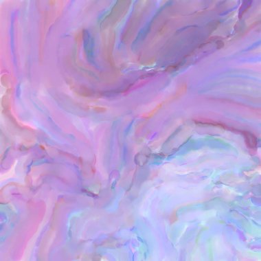 Pastel renklerde suluboya resim. Poster, duvar sanatı, afiş, kart, kitap kapağı ya da ambalaj için rahatlatıcı kompozisyonun yumuşak renkli çizimi. Modern fırça darbeleri resim.