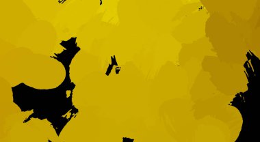 Canlı fırça darbeleriyle boyanmış. Renkli desenli resim. Fırçalanmış duvar kağıdını boya.