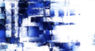 Modern sanat. Renkli çağdaş sanat eserleri. Renkli boya darbeleri. Soyut arkaplanda fırça darbeleri. Fırça boyası. Eşsiz duvar sanatı.