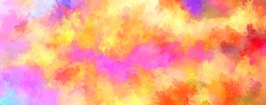 Sanatsal canlılık ve renkli duvar kağıdı. Taranmış Soyut Arkaplan. Fırça darbeli resim. 