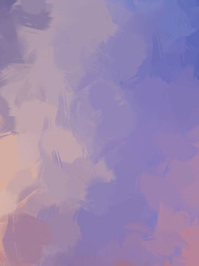 Vahşi fırça darbeleri. Taranmış Boyalı Soyut Arkaplan. Fırça darbesi ile boyanmış. Boya darbeleri. 2B Görüntü.