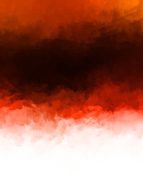 Yaratıcı soyut resim. Artistik fırça darbeleriyle donatılmış. Renkli ve canlı bir illüstrasyon. boyalı sanat.