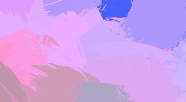 Sanatsal soyut arkaplan. Doku boyalı duvar kağıdı. Boya darbeleriyle yaratıcı bir illüstrasyon. Fırça desenli resim.