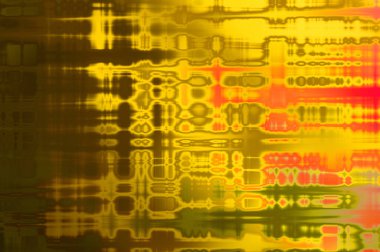 Soyut arkaplan. Yaşlanmış grunge dokusunda geometrik elementler. Farklı renk desenli grafiksel illüstrasyon.