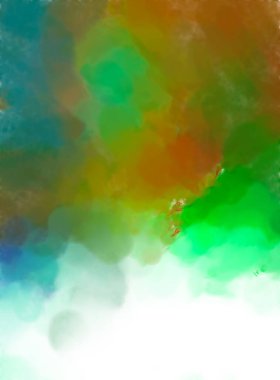 Soyut doku. Yüzeyde etkileyici el yapımı suluboya. Suluboya fırça darbeleri. Modern sanat. Çok renkli arkaplan. Çağdaş duvar sanatı. Renkli bir fon. 2d illüstrasyon.