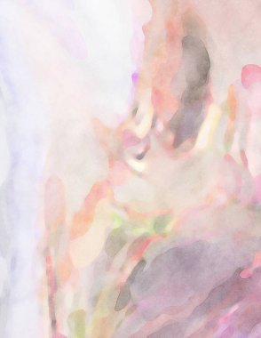 El yapımı sürreal soyut desenli suluboya. Modern sanatsal resim. 2D çizim. Arkaplan boyası karışımı. Yaratıcı duvar sanatı. Çağdaş sanat