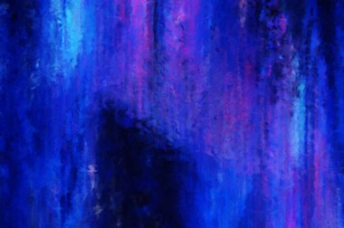 Modern sanat. Renkli çağdaş sanat eserleri. Renkli boya darbeleri. Soyut arkaplanda fırça darbeleri. Fırça boyası. Eşsiz duvar sanatı.