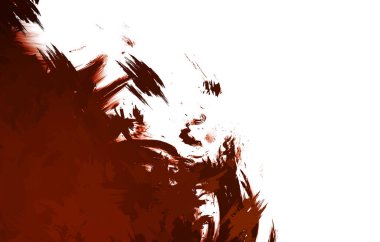 Duvar sanatı Eşsiz ve yaratıcı illüstrasyon. Fırça darbesi ile boyanmış. Renkli fırça darbelerinin soyut arkaplanı. Fırçalanmış canlı duvar kâğıdı. Boyalı sanatsal yaratım.