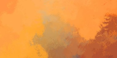 Yaratıcı bir geçmiş. Canlı fırça darbeleriyle boyanmış. Renkli desenli resim. Fırçalanmış duvar kağıdını boya.