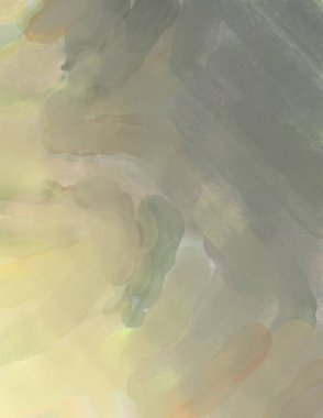 Yumuşak suluboya duvar kağıdı. Hafifçe fırçalanmış renkleri olan sanatsal bir resim. Pastel renkler arkaplana dokunmuş. Soyut duvar sanatı..