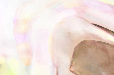 2D çizim. Sanatsal arkaplan resmi. Tablo üzerinde soyut resim. Çağdaş sanat. El yapımı resim. Renkli doku. Modern sanat eserleri. Yüzeyde suluboya fırça darbeleriyle boyama.