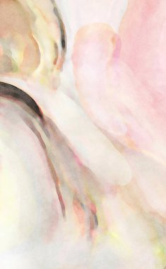 2D çizim. Sanatsal arkaplan resmi. Tablo üzerinde soyut resim. Çağdaş sanat. El yapımı resim. Renkli doku. Modern sanat eserleri. Yüzeyde suluboya fırça darbeleriyle boyama.