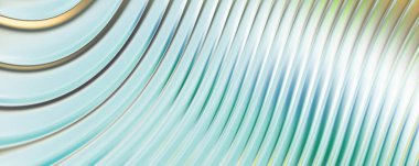 Soyut arkaplan. Renkli dalgalı yansıtıcı duvar kağıdı. Duvar kağıdı, afiş, arkaplan, kart, kitap kapağı veya web sitesi için grafiksel resimleme.