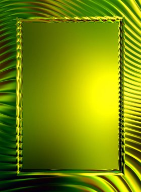 Soyut çerçeveli arkaplan. Renkli, canlı, dalgalı bir duvar kağıdı. Merkezi çerçeveli yaratıcı grafik 2d çizim. Dinamik şekilli modaya uygun sıvı örtüsü.