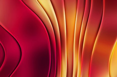 Soyut desen parlak renk arkaplanı. Canlı, dalgalı, dalgalı doku duvarı. Yaratıcı ve güzel duvar kâğıdı.