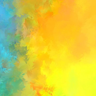 Duvar sanatı Eşsiz ve yaratıcı illüstrasyon. Fırça darbesi ile boyanmış. Renkli fırça darbelerinin soyut arkaplanı. Fırçalanmış canlı duvar kâğıdı. Boyalı sanatsal yaratım.