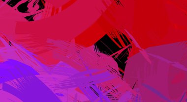 Sanatsal soyut arkaplan. Doku boyalı duvar kağıdı. Boya darbeleriyle yaratıcı bir illüstrasyon. Fırça desenli resim.