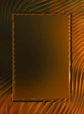 Soyut çerçeveli arkaplan. Renkli, canlı, dalgalı bir duvar kağıdı. Merkezi çerçeveli yaratıcı grafik 2d çizim. Dinamik şekilli modaya uygun sıvı örtüsü.