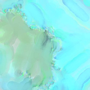 Çağdaş sanat. El işçiliğinin renkli dokusu. Modern resim. Yüzeyde suluboya vuruşlar. Sanatsal arkaplan resmi. Tablo üzerinde soyut resim. Fırça darbeleri. 