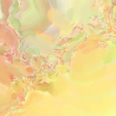 El yapımı sürreal soyut desenli suluboya. Modern sanatsal resim. 2D çizim. Arkaplan boyası karışımı. Yaratıcı duvar sanatı. Çağdaş sanat.