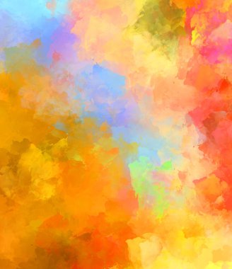 Modern sanat. Taranmış Boyalı Soyut Arkaplan. Fırça darbesi ile boyanmış. Boya darbeleri. 2B Görüntü.