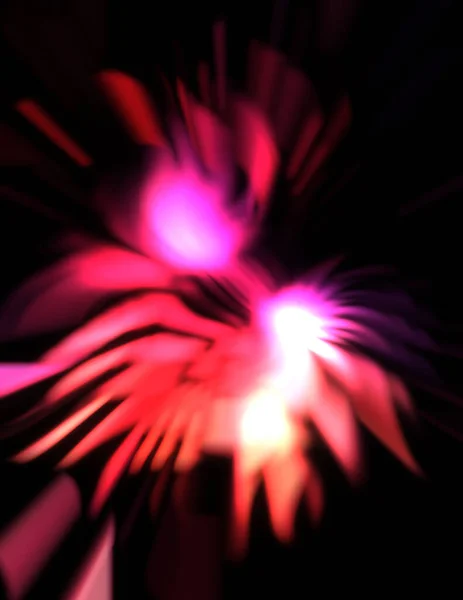 Light particle trails. Light explosion star with glowing particles and lines. Beautiful moving abstract rays background.