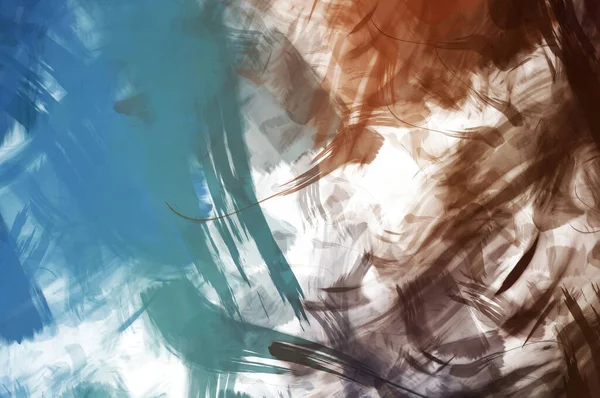 Художній Абстрактний Фон Текстура Пофарбованих Шпалер Творча Ілюстрація Штрихами Фарби — стокове фото