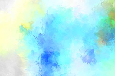 Sanatsal soyut arkaplan. Doku boyalı duvar kağıdı. Boya darbeleriyle yaratıcı bir illüstrasyon. Fırça desenli resim.