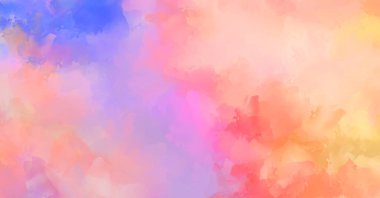 Modern sanat. Taranmış Boyalı Soyut Arkaplan. Fırça darbesi ile boyanmış. Boya darbeleri. 2B Görüntü.