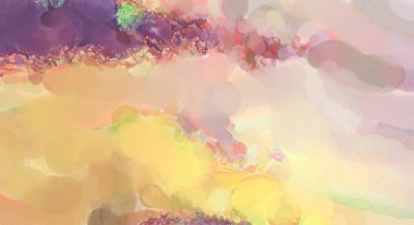 2D çizim. Sanatsal arkaplan resmi. Tablo üzerinde soyut resim. Çağdaş sanat. El yapımı resim. Renkli doku. Modern sanat eserleri. Yüzeyde suluboya fırça darbeleriyle boyama.