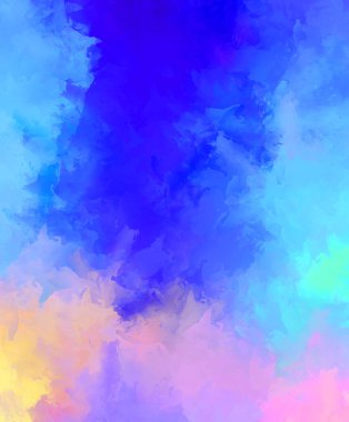 Modern sanat. Taranmış Boyalı Soyut Arkaplan. Fırça darbesi ile boyanmış. Boya darbeleri. 2B Görüntü.