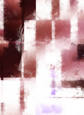 Modern sanat. Renkli çağdaş sanat eserleri. Renkli boya darbeleri. Soyut arkaplanda fırça darbeleri. Fırça boyası. Eşsiz duvar sanatı.