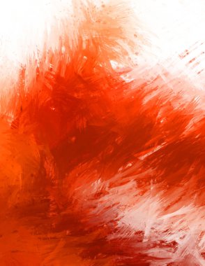 Yaratıcı soyut resim. Artistik fırça darbeleriyle donatılmış. Renkli ve canlı bir illüstrasyon. boyalı sanat