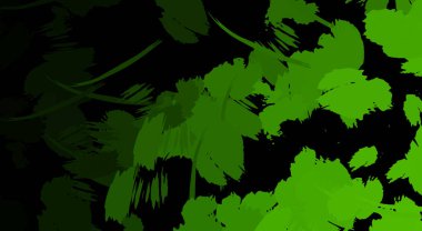 Canlı fırça darbeleriyle boyanmış. Renkli desenli resim. Fırçalanmış duvar kağıdını boya.