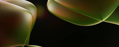 Soyut arkaplan. Değişken renk değişim dalgaları, dinamik hareketlerle. Işık dalgalarının neon renkli soyut tasarımı. Duvar kağıdı, afiş, arkaplan, kart, kitap illüstrasyonu, web sitesi.